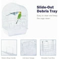 thumbnail image 4 of Small Bird Travel Cage - Lightweight Starter Kit with Accessories for Parakeets, Lovebirds, Parrotlets, 4 of 6