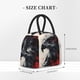 thumbnail image 2 of Fotbe Red Black Ink Style Bald Eagle Bolsa de Almuerzo con Estampado, Lonchera Aislada, Contenedor de Comida Reutilizable Tipo Cooler a Prueba de Fugas, 2 of 6