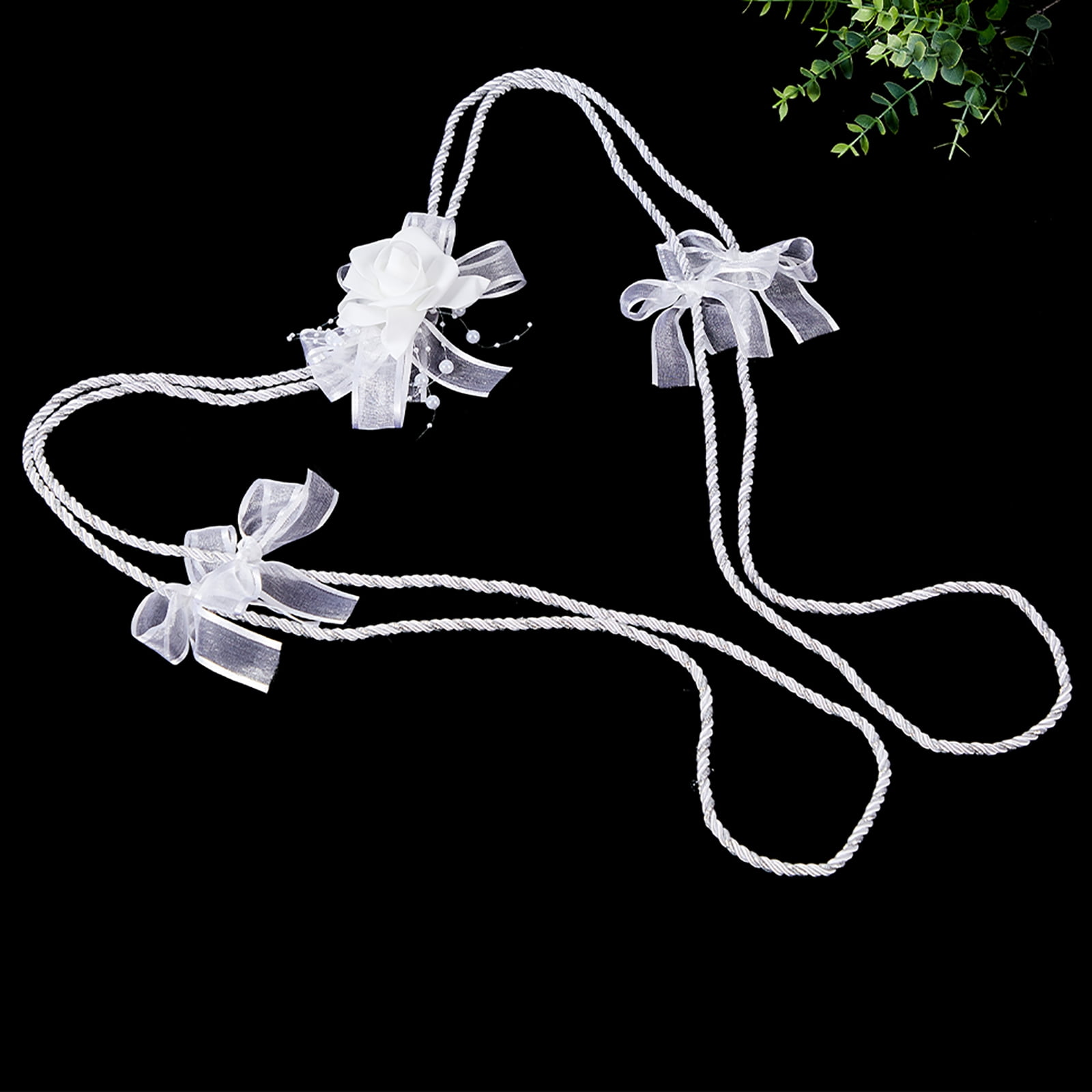 Norbi 126 Inch Wedding Lasso Rope Lazo Para Boda Wedding Cord Ceremony Rose Flower Lasso For Wedding Lazo Cord Traditional Wedding Unity Cord For Ceremony Lazo De Boda Mexico Bridal Gift, 1Pcs