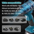 thumbnail image 3 of Jet Dry Mini Blower Compatible with Ma-kita 18V Lithium Battery，Jet Fan 130000 RPM Wind Speed 4-Speed Control， Compressed Air Duster, Cordless Handheld Air Blower for Computer Keyboard,Outdoors, 3 of 7