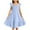 Light Blue, variant on Ruyang Girls Flowy Ruffles Sleeveless Dress Swing A-Line Crew Neck Pleated Smocked Dresses for Summer Casual Elegant Pageant