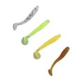 thumbnail image 2 of 200 cebos blandos de silicona resistentes, fluorescentes, reflectantes, realistas, con cola en T para pesca en agua salada., 2 of 14