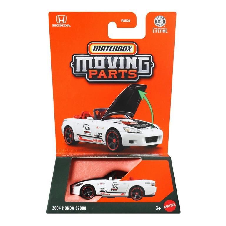 Matchbox Moving Parts 1:64 Scale Realistic Toy Car or Truck with