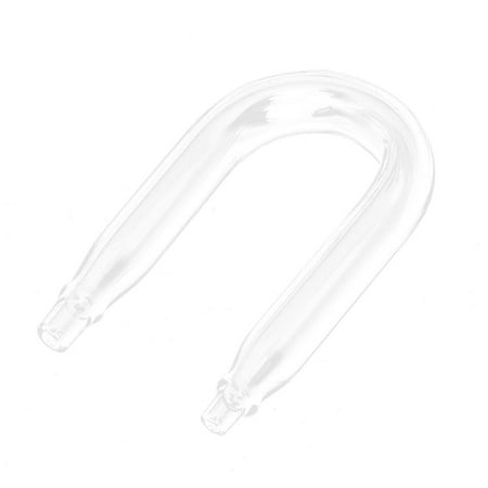 Co2 Tube - Unique Bargains Clear 15mmx45mm U Shaped Glass Tube Bend for Aquarium Co2 System Diffuser