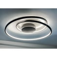 thumbnail image 3 of ET2 Cycle 18" LED Flush Mount - Black - E21320-BK, 3 of 5