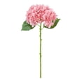 thumbnail image 2 of Artificial Hydrangea Flower, 49 cm Silk-Style Fake Bloom with Leaves, Realistic Home Wedding Table Centerpiece Decoration (1 Pack), Fade-Resistant, Water-Free, 2 of 6