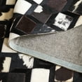 thumbnail image 6 of SAFAVIEH Studio Leather Bertha Geometric Area Rug, Black/Ivory, 5' x 8', 6 of 11