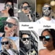 thumbnail image 2 of Oversized Square Sunglasses for Men & Women - Fashion Flat Top, Big Black Frames Shades, 2 of 5