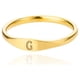 thumbnail image 1 of Anillo liso con inicial (26 letras), anillo con iniciales, para lucir tus iniciales o las de tu pareja., 1 of 1