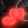 thumbnail image 5 of Luminous Car Tire Stem Caps Universal Red Red, 5 of 7