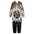 thumbnail image 3 of Supernatural Hooded Union Suit Pajama Onesie Blanket Sleeper, 3 of 7