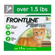 FRONTLINE Plus for Cat & Kitten Flea & Tick Spot Treatment, 3 Count