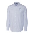 thumbnail image 2 of Men's Cutter & Buck  Blue Tulsa Drillers Big & Tall Oxford Stretch Stripe Long Sleeve Button-Down Dress Shirt, 2 of 3
