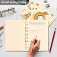 thumbnail image 4 of FORMRS 1-Subject Spiral Notebook 8" x 5" College Ruled 60 Refillable Sheet A5 Hard Cover, 2 Pack, Retro Rainbow, 4 of 7