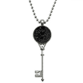thumbnail image 1 of Formulas ciencia cálculo figura de palo Colgante Collar Vintage Llavero Plata Joyas, 1 of 3