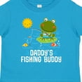 thumbnail image 4 of Inktastic Daddys Fishing Buddy Cute Frog Boys or Girls Toddler T-Shirt, 4 of 5