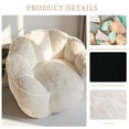 thumbnail image 4 of GOODONE Adult Bean Bag Chair,Flower Shaped Bean Bag Sofa,Super Soft Plush Reading Chair,High Elasticity Lazy Sofa,Suitable for Living Room and Bedroom,No Assembly Required,Beige,Single, 4 of 7