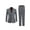 Gray, variant on 2pcs Boys Formal Gentleman Outfits Long Sleeve Boys Clothing Set For Competition Wedding Banquet Dress