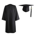 thumbnail image 1 of 2022 Adult Zip Closure University Academic Graduation Gown Robe Mortarboard Cap, 1 of 5