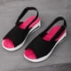 thumbnail image 2 of Sandalias de cuña para Mujer. Negro 22.5 cm Negro 22.5 cm Xishao ropa, 2 of 2