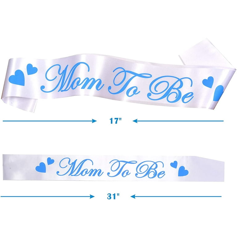 Twins Baby Shower /Baby Shower Gender Reveal Baby Shower Mom To Be Photo  Shoot Floral Ribbon Mom to be Mum Baby Shower Ribbon Badge