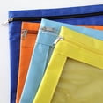 thumbnail image 6 of Pencil Pouch for 3 Ring Binder, Binder Pencil Pouch with Smooth Zipper, Clear Window Pencil Case for Binder, Zipper Pencil Pouches, Big Capacity 3 Ring Binder Pencil Bag,10 x 7in, 6 of 7
