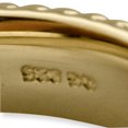 thumbnail image 4 of 925 Sterling Silver Gold Plated Stackable Ring Textured Fancy/, 4 of 8