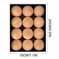 thumbnail image 6 of Bxaolu 12Pcs Velvet Christmas Ball Ornaments, Flocked Christmas Tree Balls Bulk, Plastic Decorative Hanging Ornaments for Xmas Holiday Decor, 6 of 7