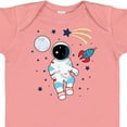 thumbnail image 4 of Inktastic Astronaut the Moon Spaceship and Shooting Star for Light Colors Boys or Girls Baby Bodysuit, 4 of 5