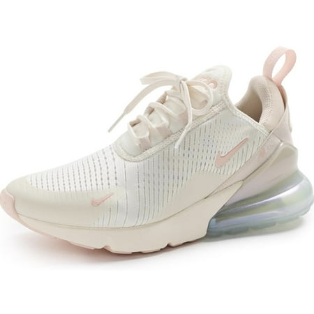 Nike Women's Air Max 270 Sneakers, Soft Pearl/Coral/Pearl White, 5 Medium US