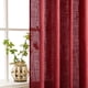 thumbnail image 5 of Cortinas MIULEE de lino rojo burdeos, 264 x 305 cm, 2 paneles, 5 of 7