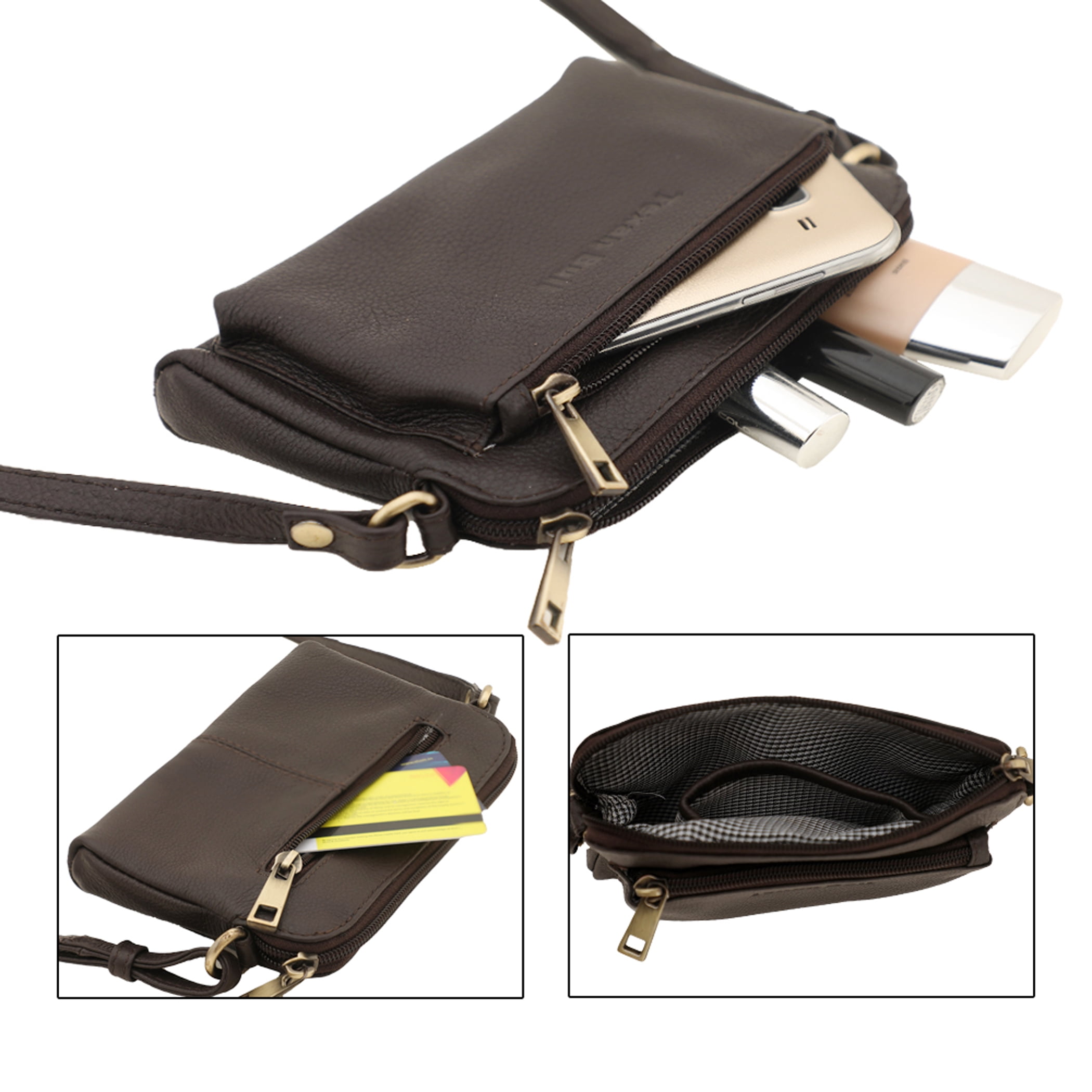 Leather Crossbody Bags For Women-Shoulder Strap Women Purses Travel Handbags