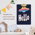thumbnail image 4 of FORMRS Acrylic Clipboard with Low Profile Clip Standard A4 Letter Size, 12.5" x 9", Colorful UFO, 4 of 8