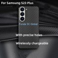 thumbnail image 1 of Funda de teléfono de alta calidad para Samsung S23 Ultra, funda de Kevlar para Samsung Galaxy S23 Plus Galaxy S23, hecha con Kevlar Fivean unisex, 1 of 2