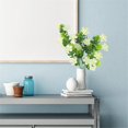 thumbnail image 2 of 5-branch Artificial Flower Grass Bouquet Simulation Floral Decor Home Table Centerpiece Fake Flower  Purple, 2 of 9