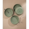 thumbnail image 5 of JoyJolt Mesa 4pc Stoneware Pasta Bowl set, 40oz - Desert Sage Green, 5 of 8