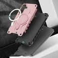 thumbnail image 4 of Compatible WIth Samsung Galaxy S24 FE Magnetic Phone Case,Compatible with Magsafe,Heavy Duty Shockproof Anti-fall Military Grade Drop Protection Rugged Phone Case Cover,Rosegold, 4 of 7