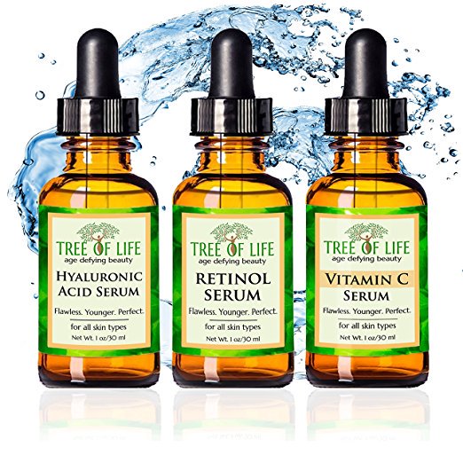 Tree of Life Beauty Anti Aging Serum Combo Pack Highly Natural and