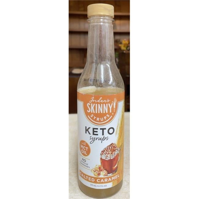 Skinny Syrups 400758 12.7 fl oz Salted Caramel Coffee Syrup with MCT