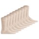 thumbnail image 1 of Hudson Calcetines deportivos unisex, paquete de 9 - Simply, calcetines básicos, unicolor Beige jaspeado 35-38, 1 of 3