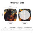 thumbnail image 5 of KLL Starry Night Cat Guitarist Pattern Seat Covers for Dining Room Chairs,Washable Chair Seat Chair Covers Seat Protector-Two Pieces, 5 of 7