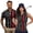 American Flag Red Line, variant on Yuyamidu Matching Couples Outfit American Flag Star Golf Shirt for Men Women Golf Lovers Trendy Sleeveless Golf Tank Tops Athletic Golf Wear Breathable Zip Up Tennis Shirts, 4th of July
