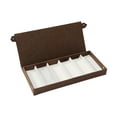 thumbnail image 3 of Caja de exhibición de gafas, vitrina, estuche de almacenamiento para gafas, estuche multifuncional para gafas, organizador de gafas de para cajón Café, 3 of 8