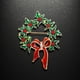 thumbnail image 4 of Broche de Navidad Cervatillo Muñeco de nieve Árbol de Navidad Ramillete Aleación Diamante Gota Aceite Broche de Navidad Broche, 4 of 6