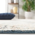 thumbnail image 4 of SAFAVIEH Silverado Ormonde Oriental Polyester Area Rug, Blue/Rust, 6'4" x 6'4" Square, 4 of 8