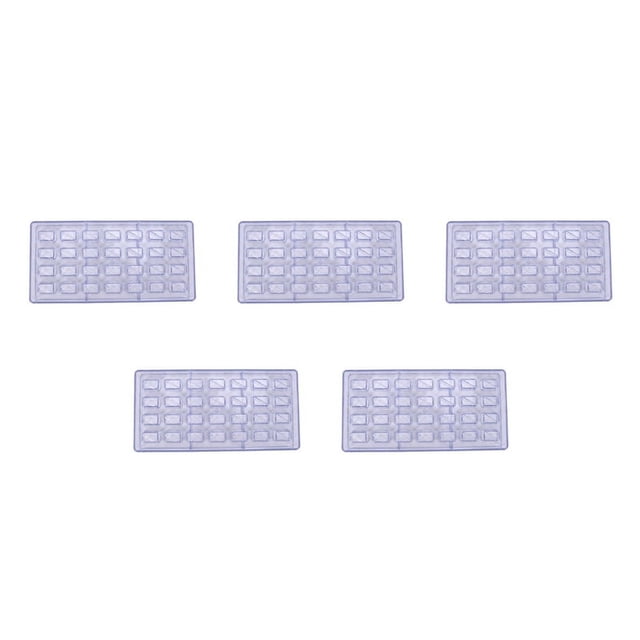 5 moldes de policarbonato para repostería y suministros para hacer chocolate, moldes para hornear pasteles y dulces