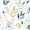 Color 1, variant on Peel and Stick Wallpaper 17.7in x 9.8ft Modern Botanical Watercolor Pink Gold Mint Navy Leaves Contact Paper Vinyl Waterproof Self Adhesive Wall Paper for Bedroom Shelf Cabinet Renter Friendly