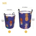 thumbnail image 5 of XMXT Collapsible Laundry Basket, Pineapple Decorative Painting Waterproof Laundry Hampers Storage Baskets Dirty Clothes Hamper, 62L, 5 of 8