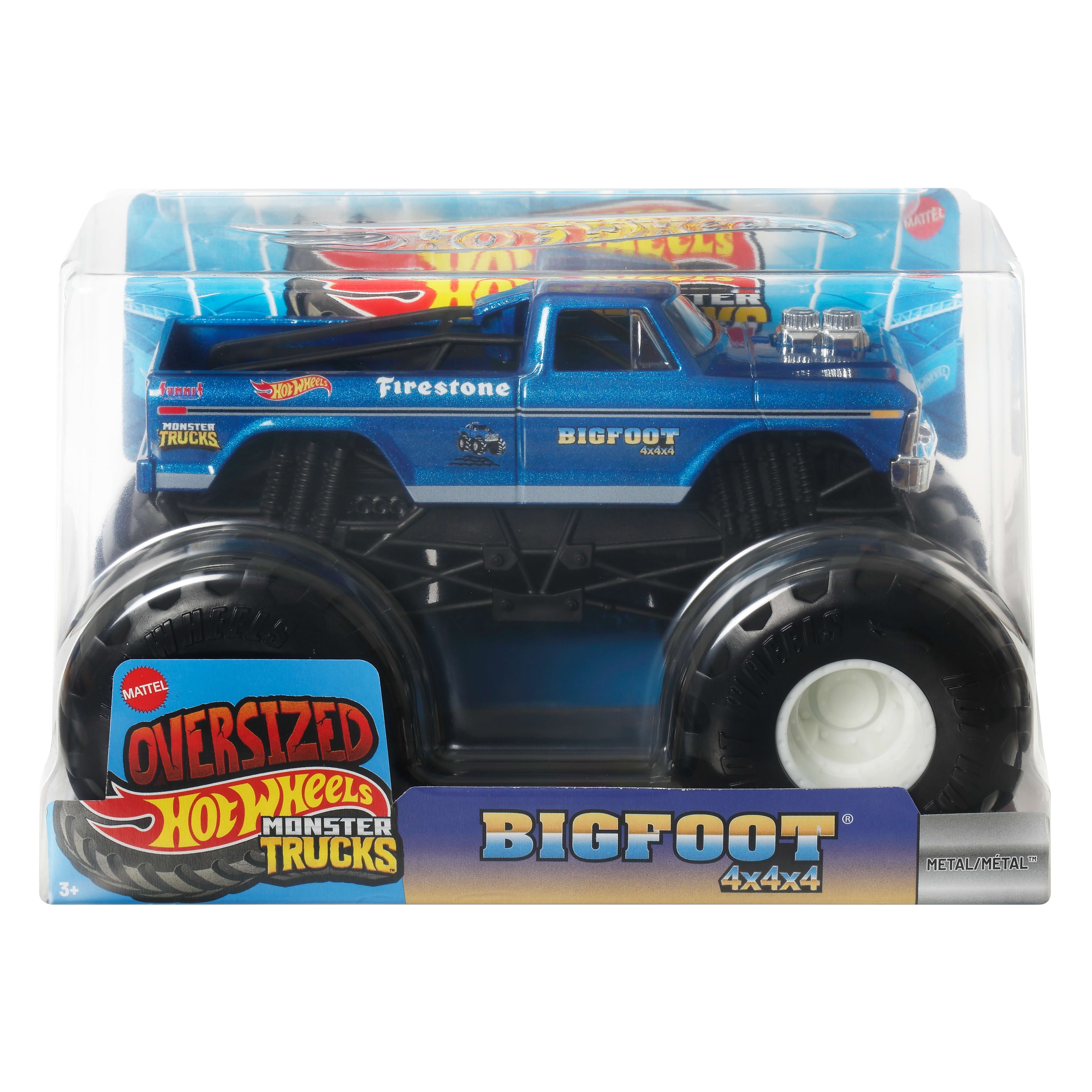 Hot Wheels Monster Trucks, Oversized Monster Truck in 1:24 Scale