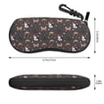 thumbnail image 2 of Honeii French Bulldogs Print Neoprene Glasses Case,Spacious for Sunglasses and Eyeglasses,Zipper Eyeglass Case With Belt Clip, 2 of 3